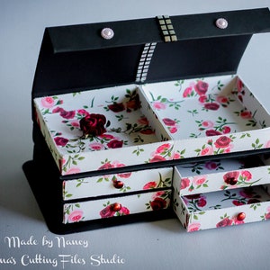Dresser with drawers Cutting File in SVG and STUDIO download for machine cutting and PDF for handcutting