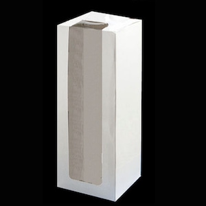 Wine glass / Champagne Flute Box for glass up to 25cm tall  (box 260mm x 108 mm) tuck in lid download