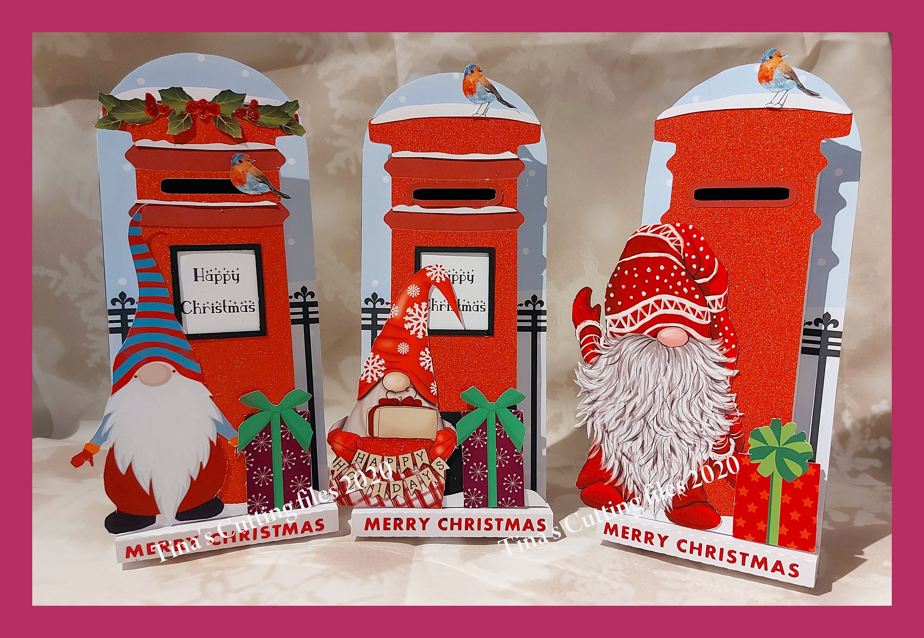 Download Dimensional Stand Up Pop Out Christmas Letter Box Card With Etsy