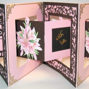 Forever Friends Accordian Card Cutting file -  cutting file