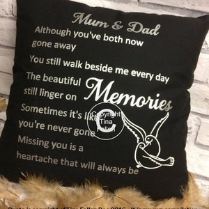 Mom Dad Parents Rememberance Quote para usar durante todo el año - cortando archivo svg / scan n cut etc