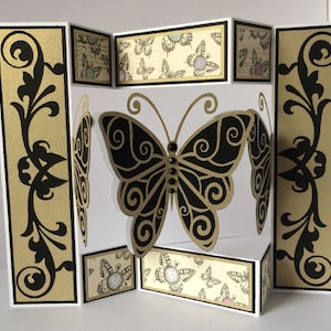 Fichier de découpe numérique Butterfly Shutter Card