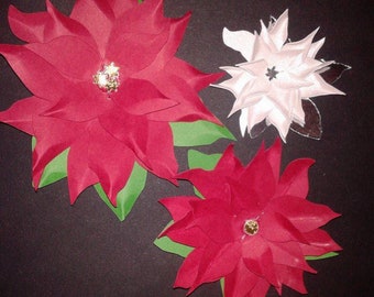 Christmas Poinsettia -  digital cutting file download