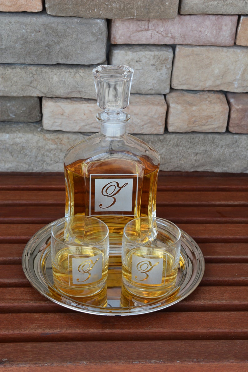 Gift For Him Whiskey Decanter Set Scotch Decanter Etsy