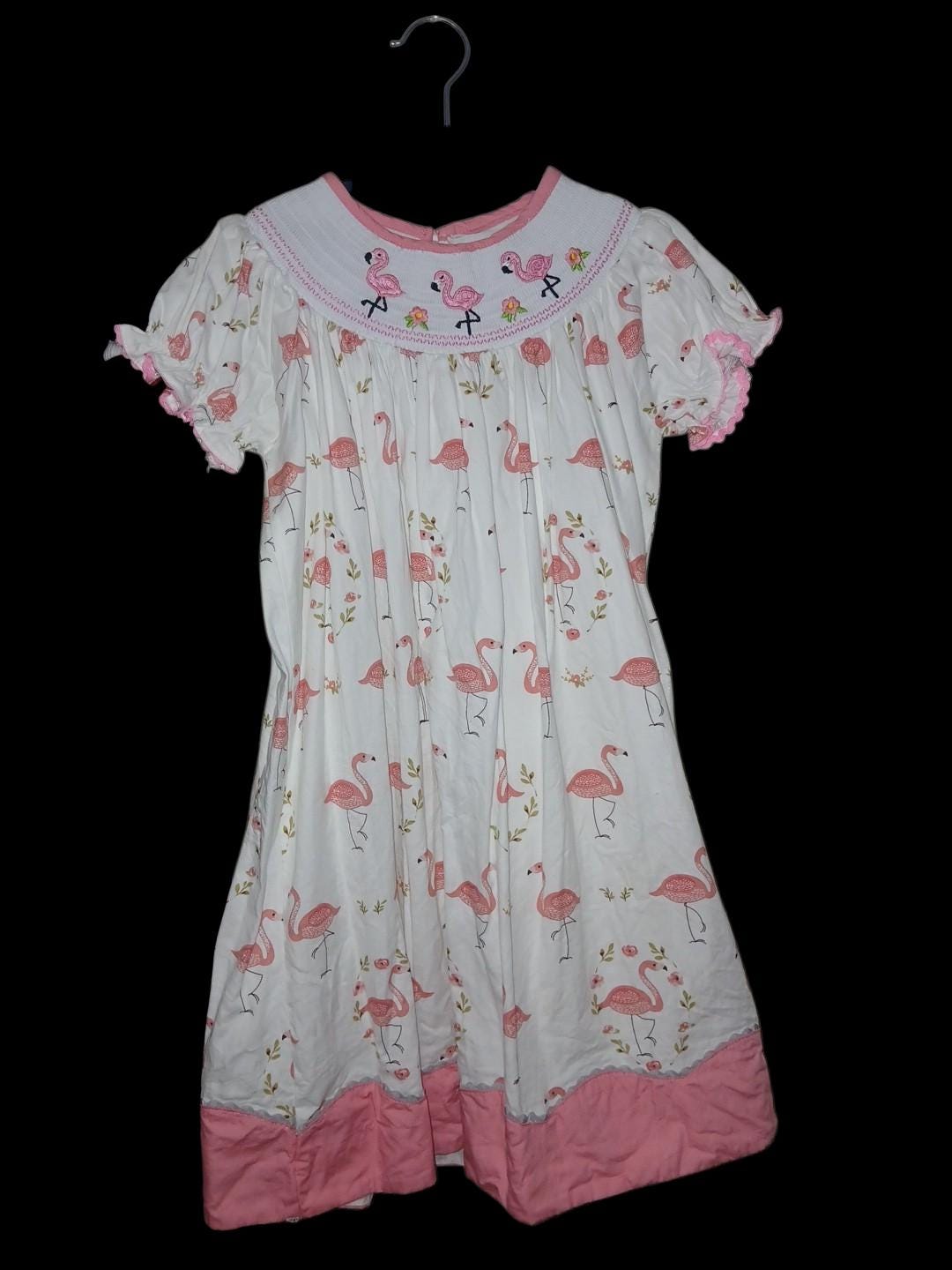 Vintage Flamingo Dress - Etsy