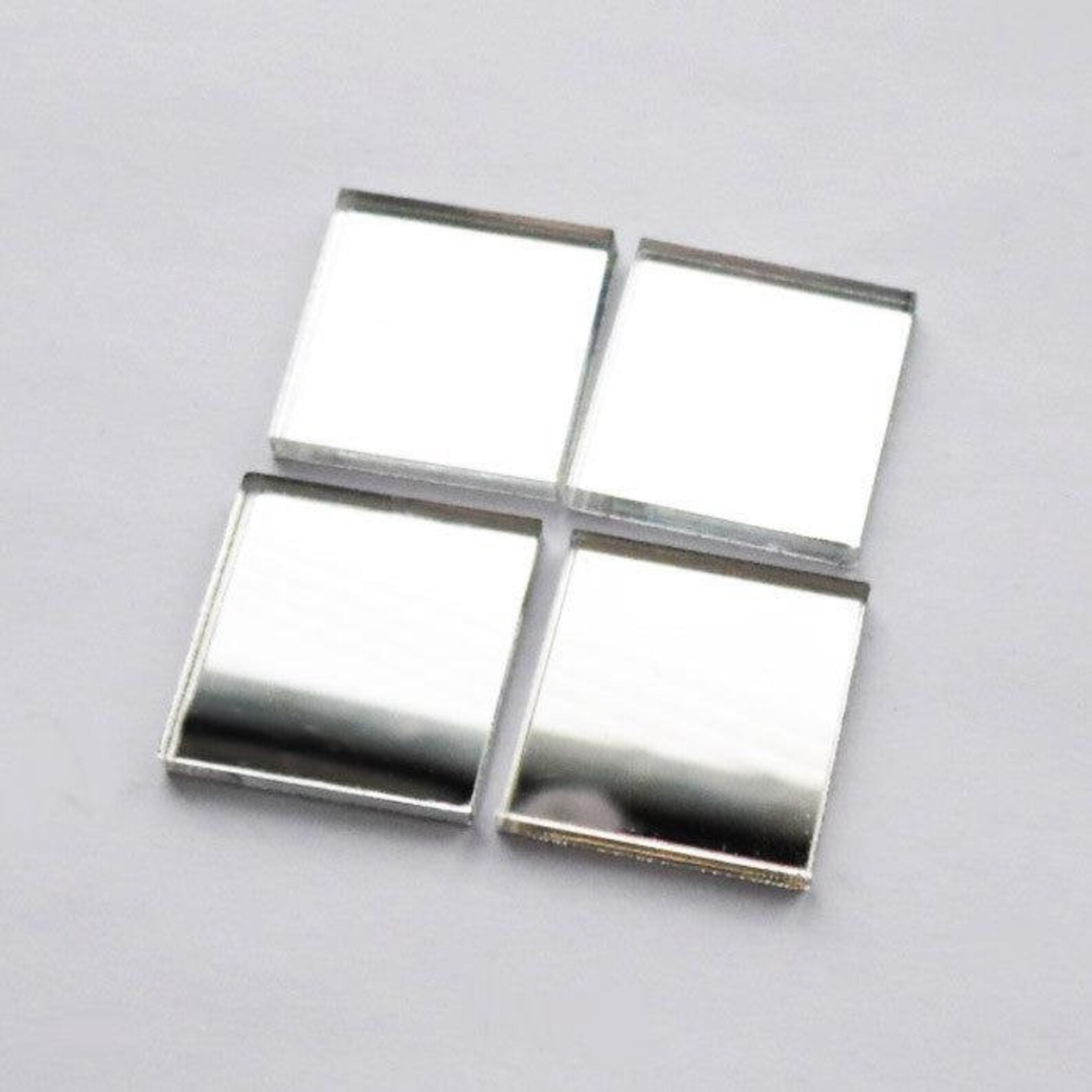 1cm Square Acrylic Mirror Mosaic Tiles Etsy