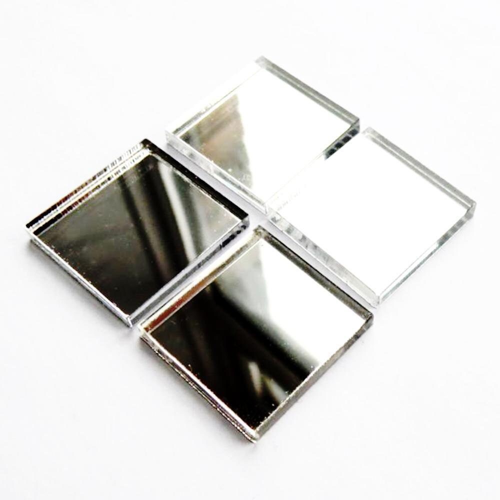 2cm Square Acrylic Mirror Mosaic Tiles Etsy