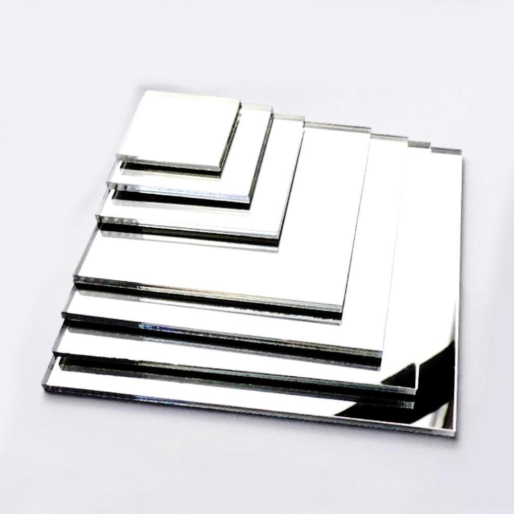 Square Acrylic Mirror Mosaic Tiles Etsy