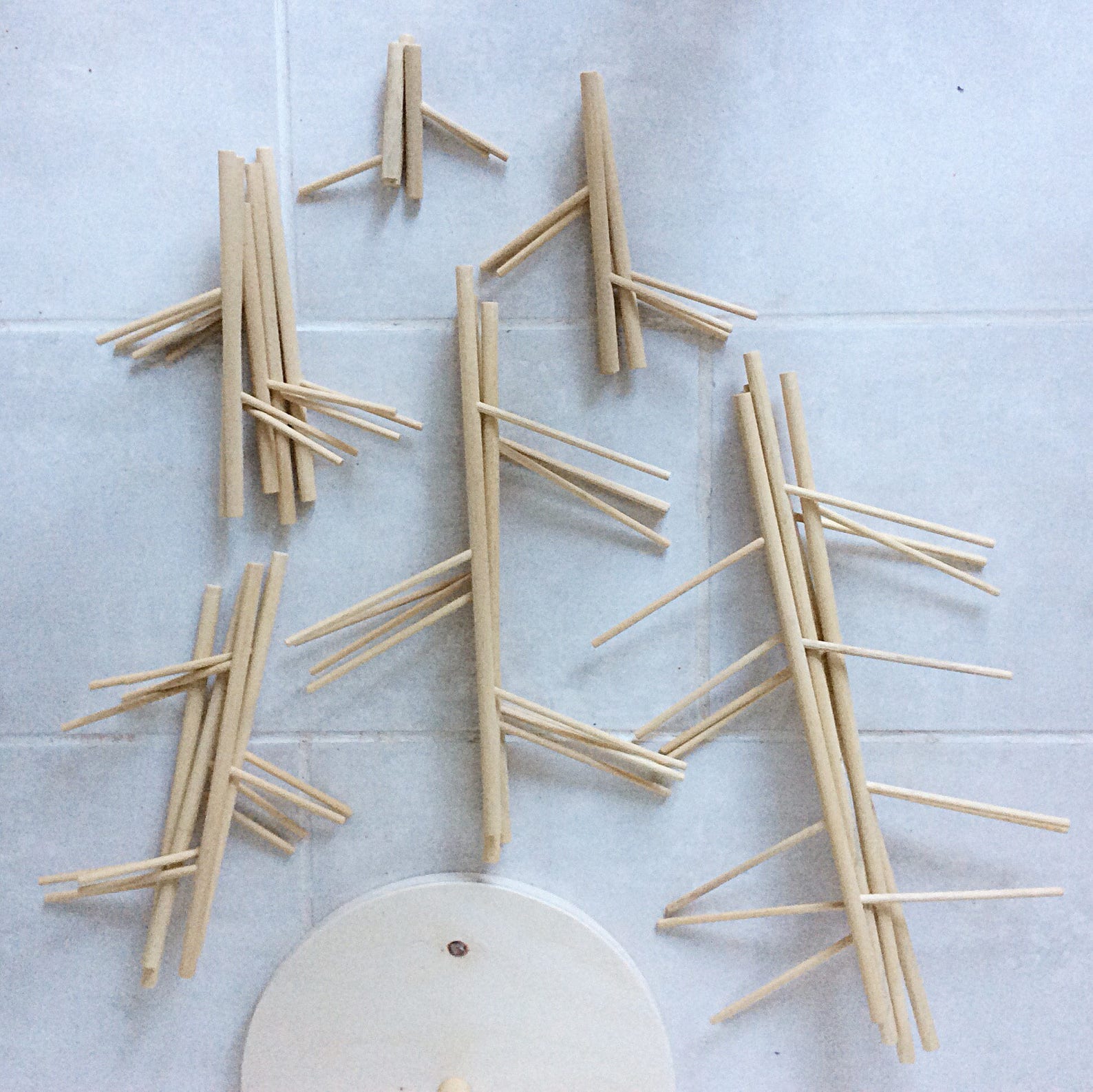 Dowel christmas trees