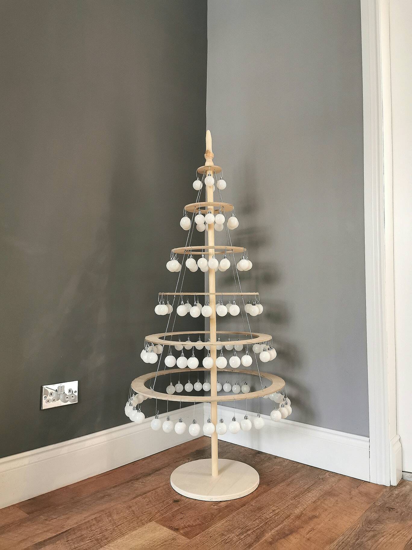 4 Ft Modern Wood Christmas Tree - Etsy UK