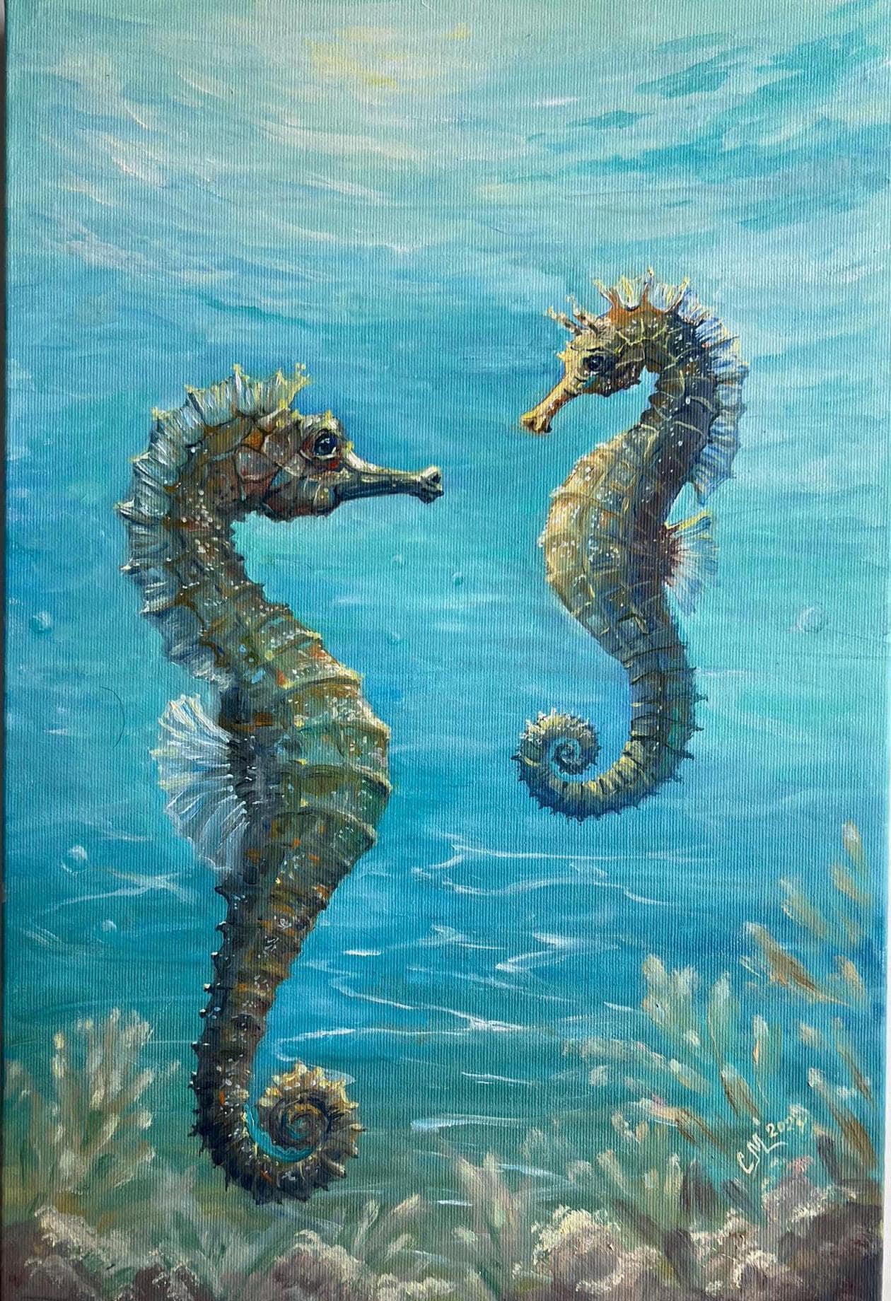 海の絵画の壁アートキャンバスに描かれた絵画ビーチの室内装飾写真から