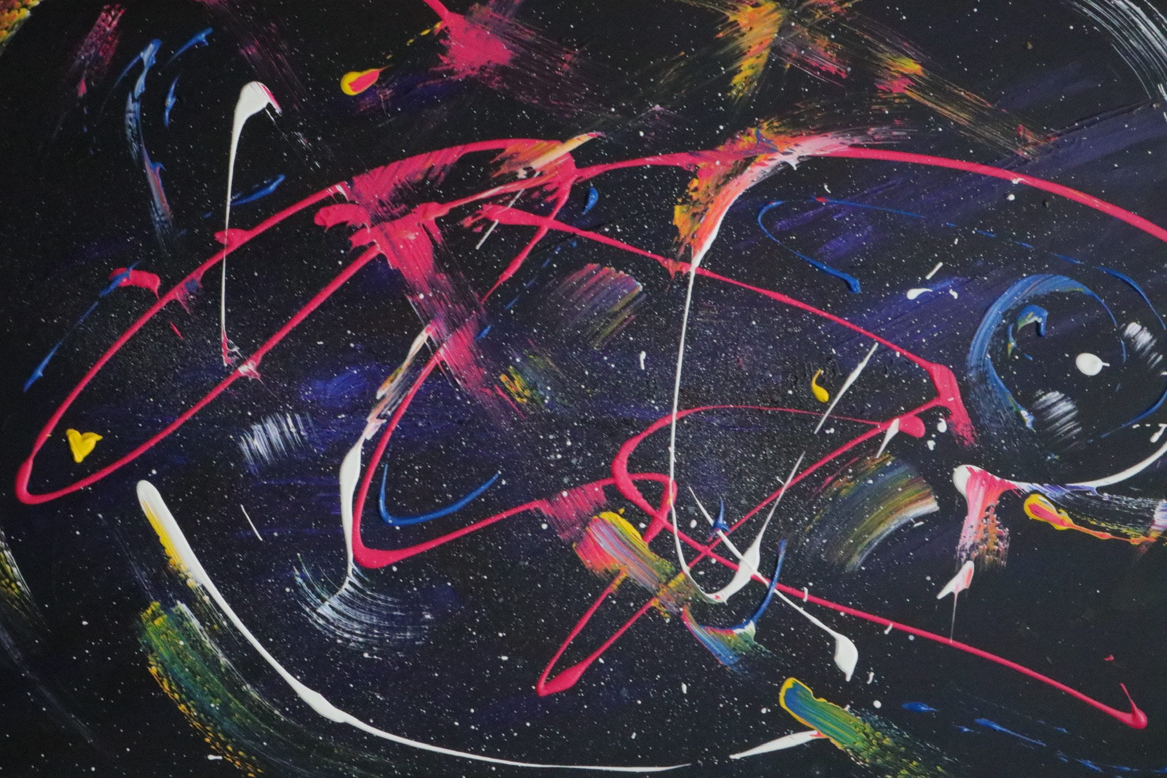 Large abstract Dark Painting on canvas art Original acrylic Etsy