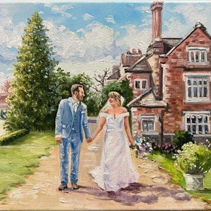 Art Commission painting on canvas Custom oil painting from photo custom couples portrait commission portrait custom wedding painting gift