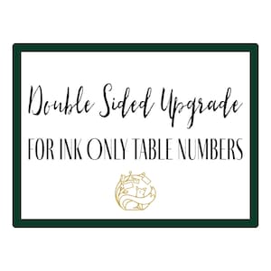 MISE À NIVEAU : Améliorez votre encre uniquement pour les numéros de table