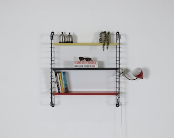 Tomado Wall Mount Shelving Unit with Multi-Colored Shelving