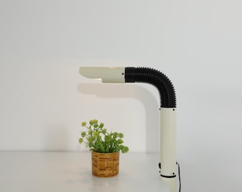 Ezio Bellini for Targetti Sankey White Clamp Light, 1970s