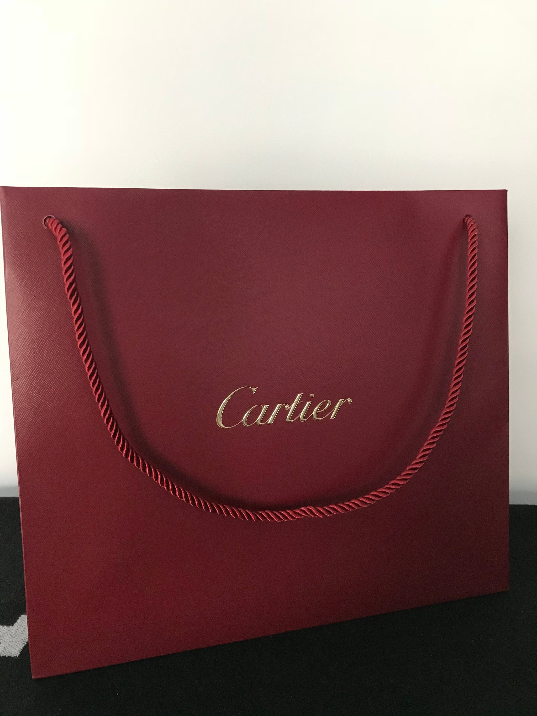 Cartier Paper Shopping Bag New 