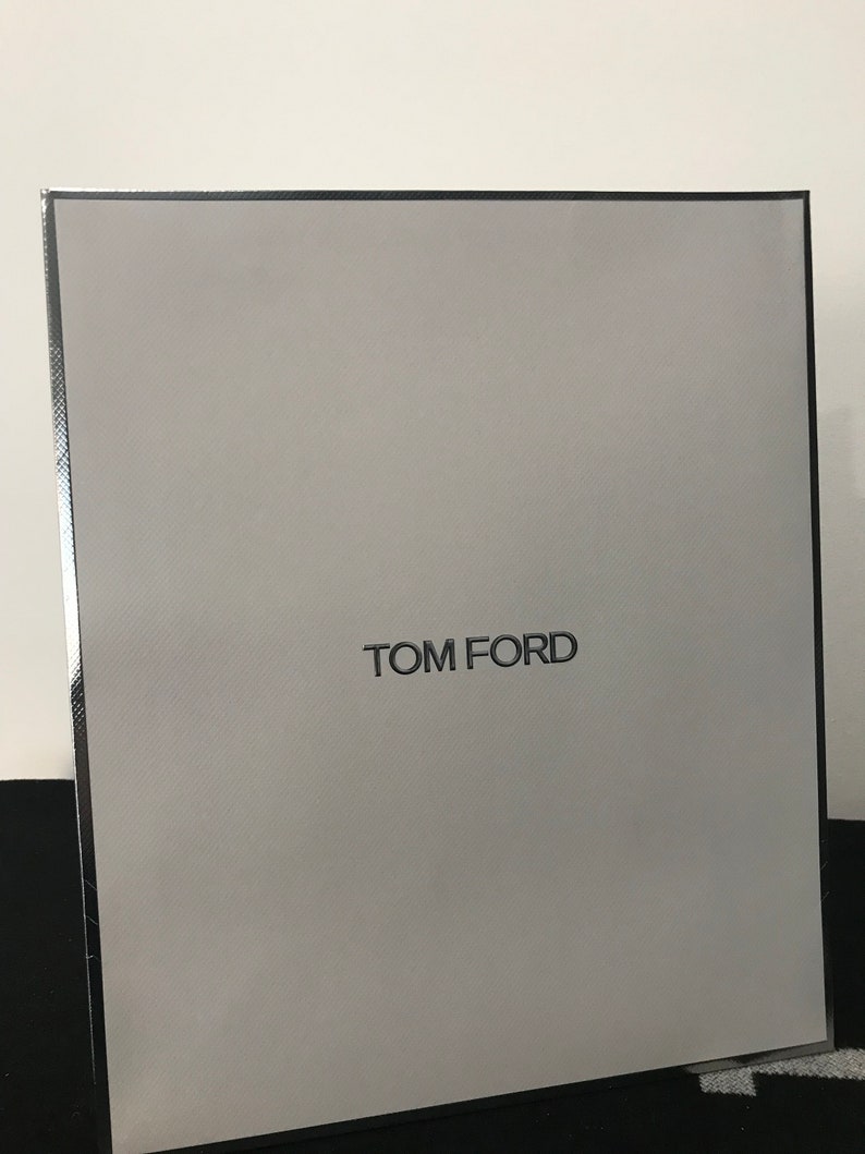 Tom Ford Gray/Silver Paper Shopping Bag Size 10x12x6 New | Etsy