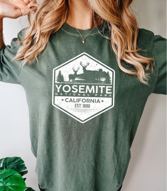 Yosemite National Park T Shirt Vintage California Emblem Yosemite National Park T Shirt Vintage California Emblem