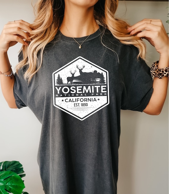 Yosemite National Park T Shirt Vintage California Emblem Yosemite National Park T Shirt Vintage California Emblem