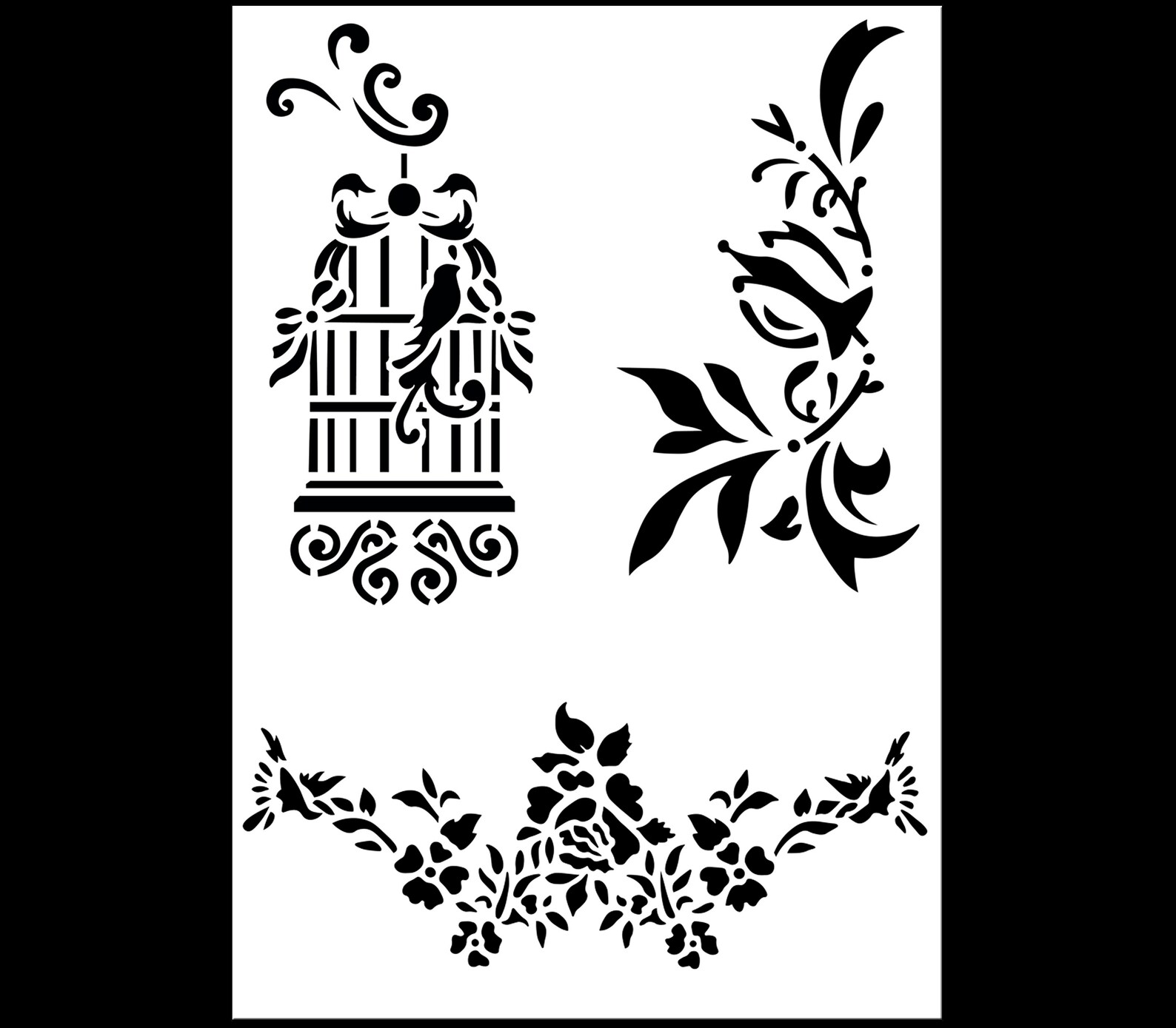 Reusable self adhesive stencil for art painting wood signs Etsy