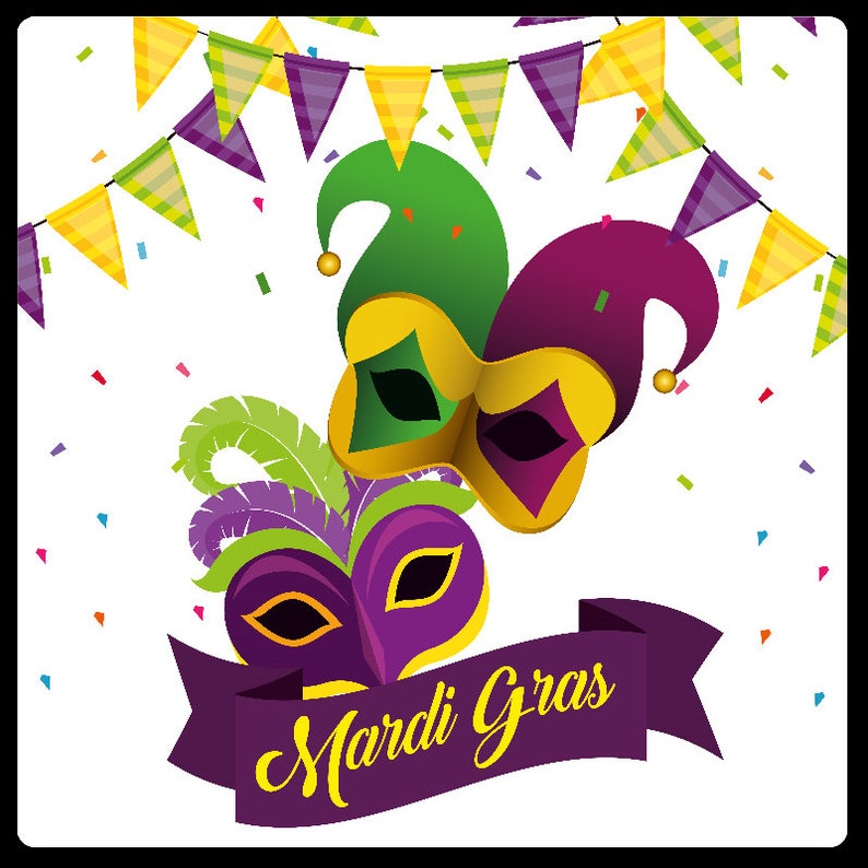 mardi gras wreath large