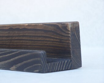 Ultra Narrow 44", 46", 48", 50 Inch Floating ledge Shelf, Picture ledge Shelf, You Choose Your length, Ebony Finish