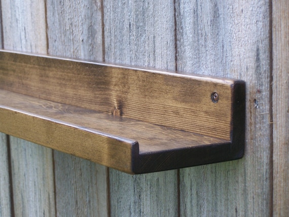 Wide 44 46 48 or 50 Inches floating Ledge Shelf Picture Ledge