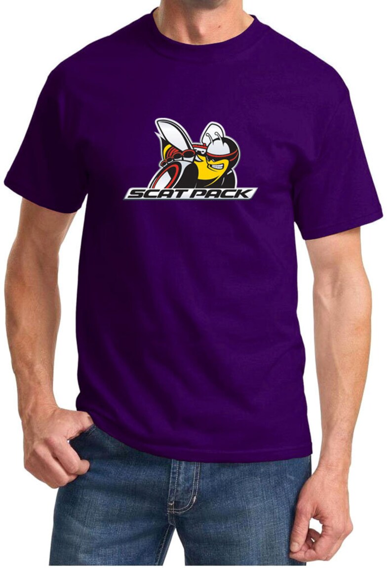 Dodge Scat Pack Logo Classic Design Tshirt | Etsy