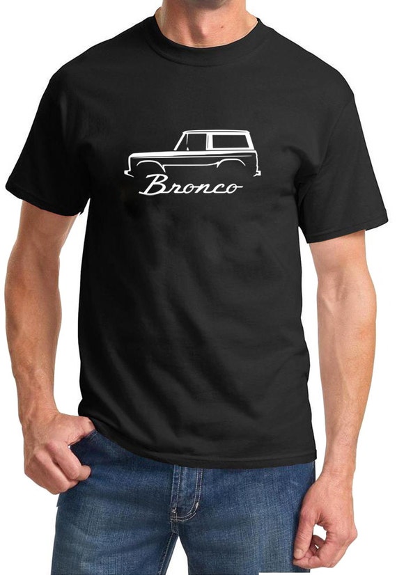 1966-77 Ford Bronco Classic Truck Outline Design Tshirt | Etsy