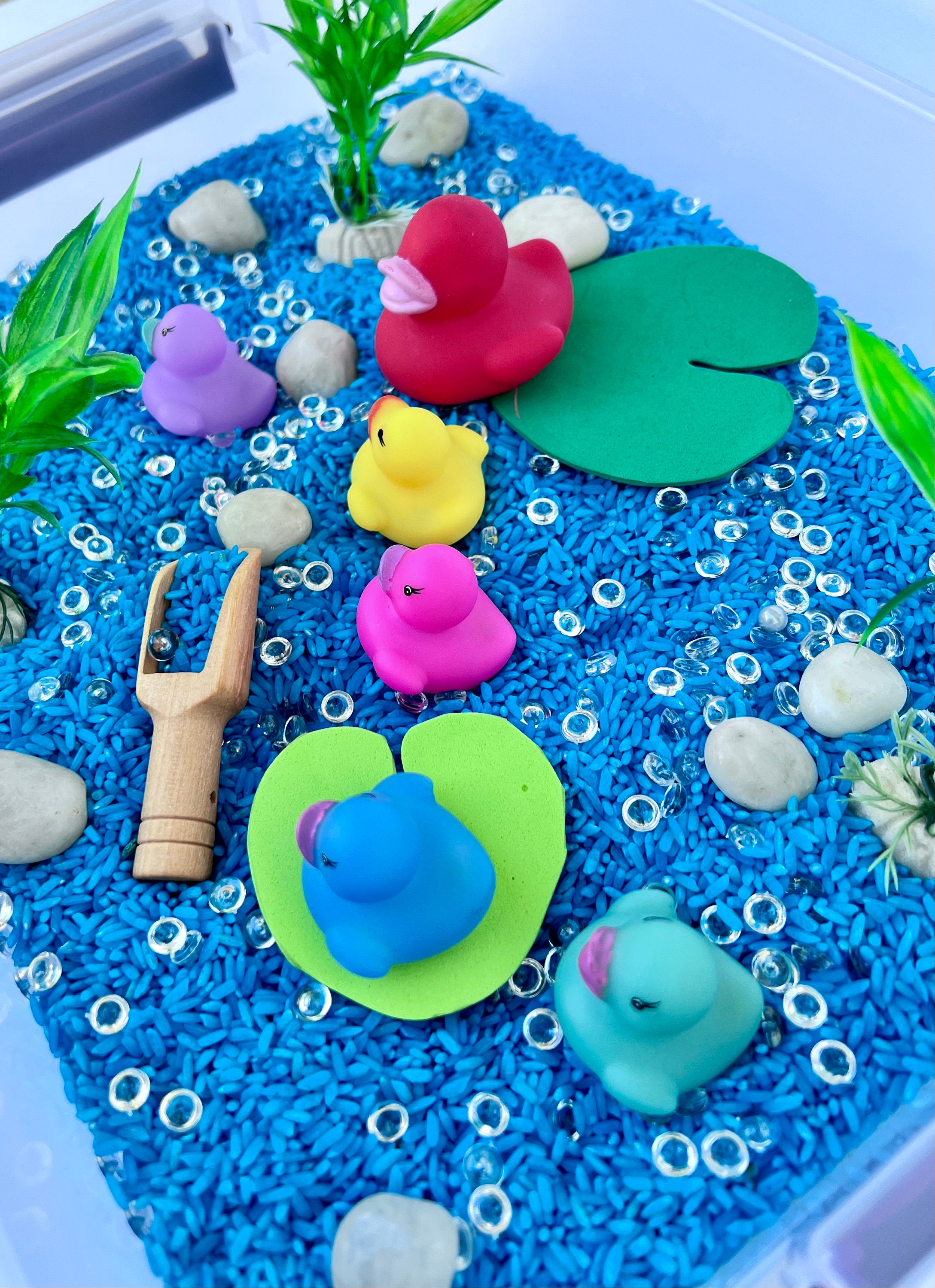 5 Little Ducks Sensory Kit, Five Ducks Sensory Box, Ducklings Sensory ...