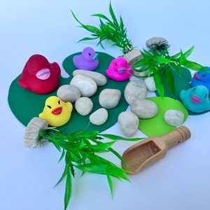5 Little Ducks Sensory Kit, Five Ducks Sensory Box, Ducklings Sensory ...