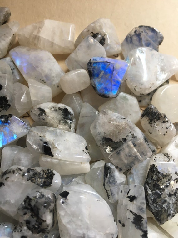 Raw cheap moonstone beads