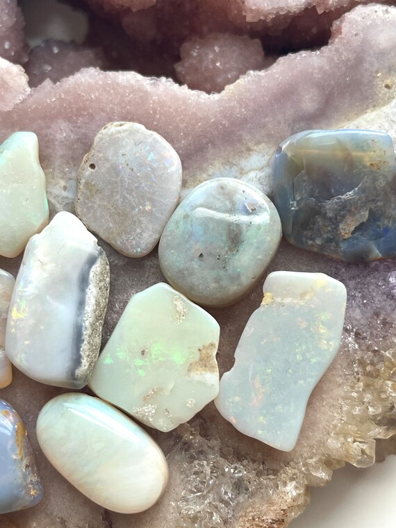 Raw opal beads deals