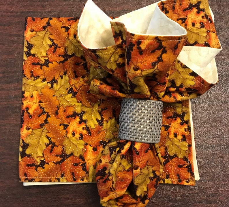 Fall Fabric Napkins set of 2