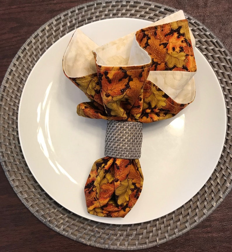 Fall Fabric Napkins set of 2