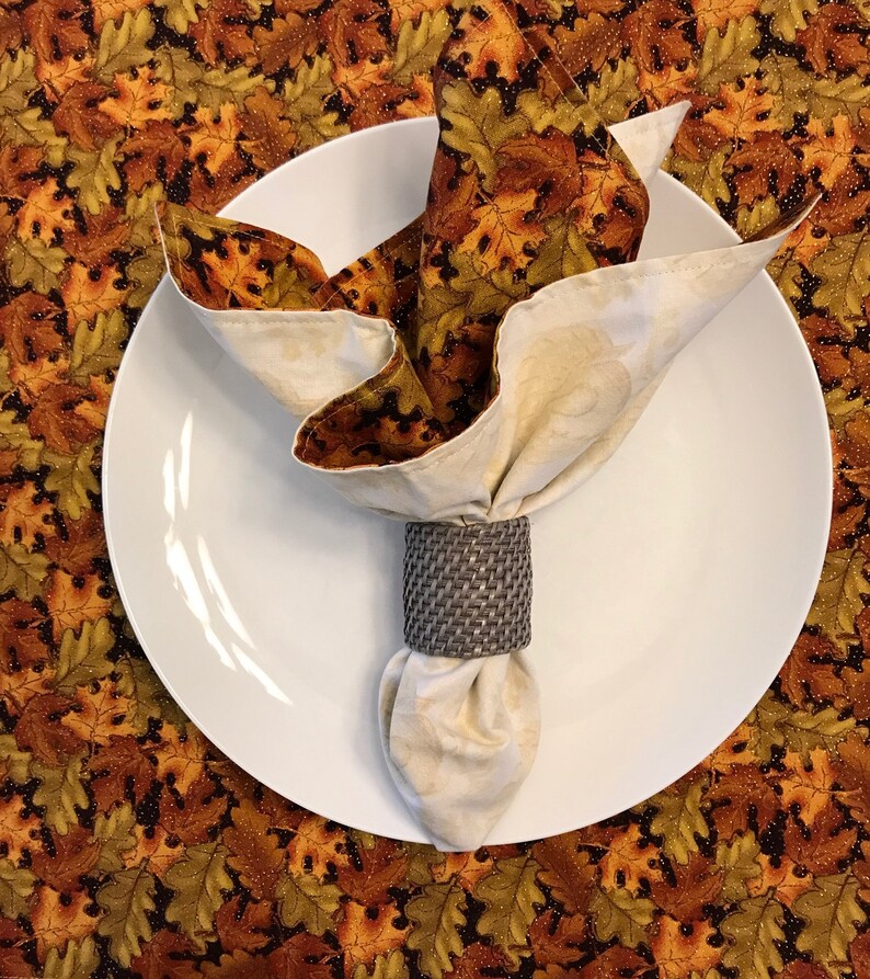 Fall Fabric Napkins set of 2