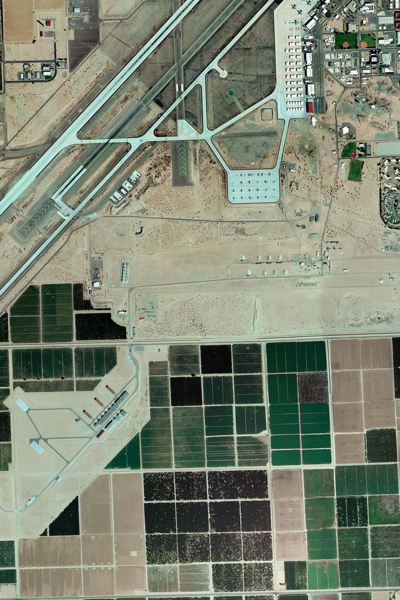 The Yuma Arizona Satellite Poster Map Etsy