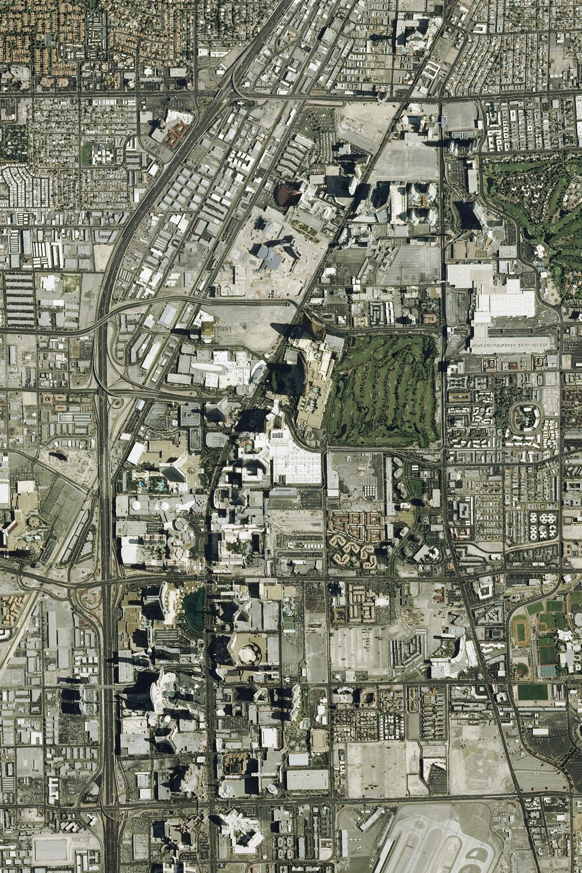 The Las Vegas Nevada Satellite Poster Map Etsy