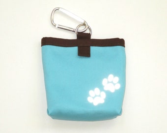 Dog Treat Bag / Reflector, 3 vivid colors, hook & loop fastener, Back pocket