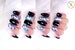 Holographic Jewelry Nails / Fake nails, glue on nails, press on nails, nail art, gift women, holo, drag, at home, diy nails, halloween, fall