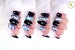 Holographic Jewelry Nails ／ Fake nails, glue on nails, press on nails, nail art, gift women, holo, drag, at home, diy nails, halloween, fall 