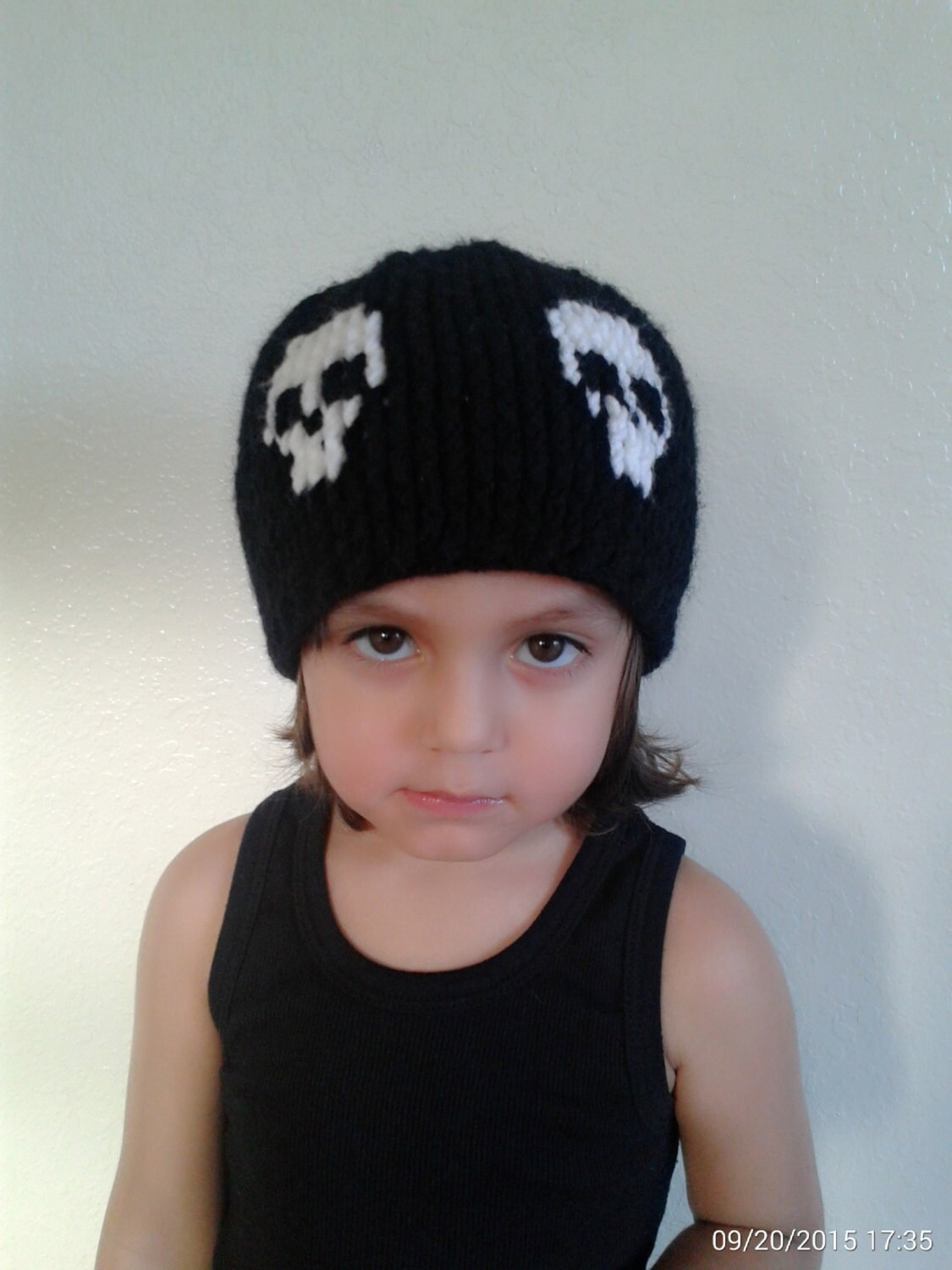 Skull beanie Etsy