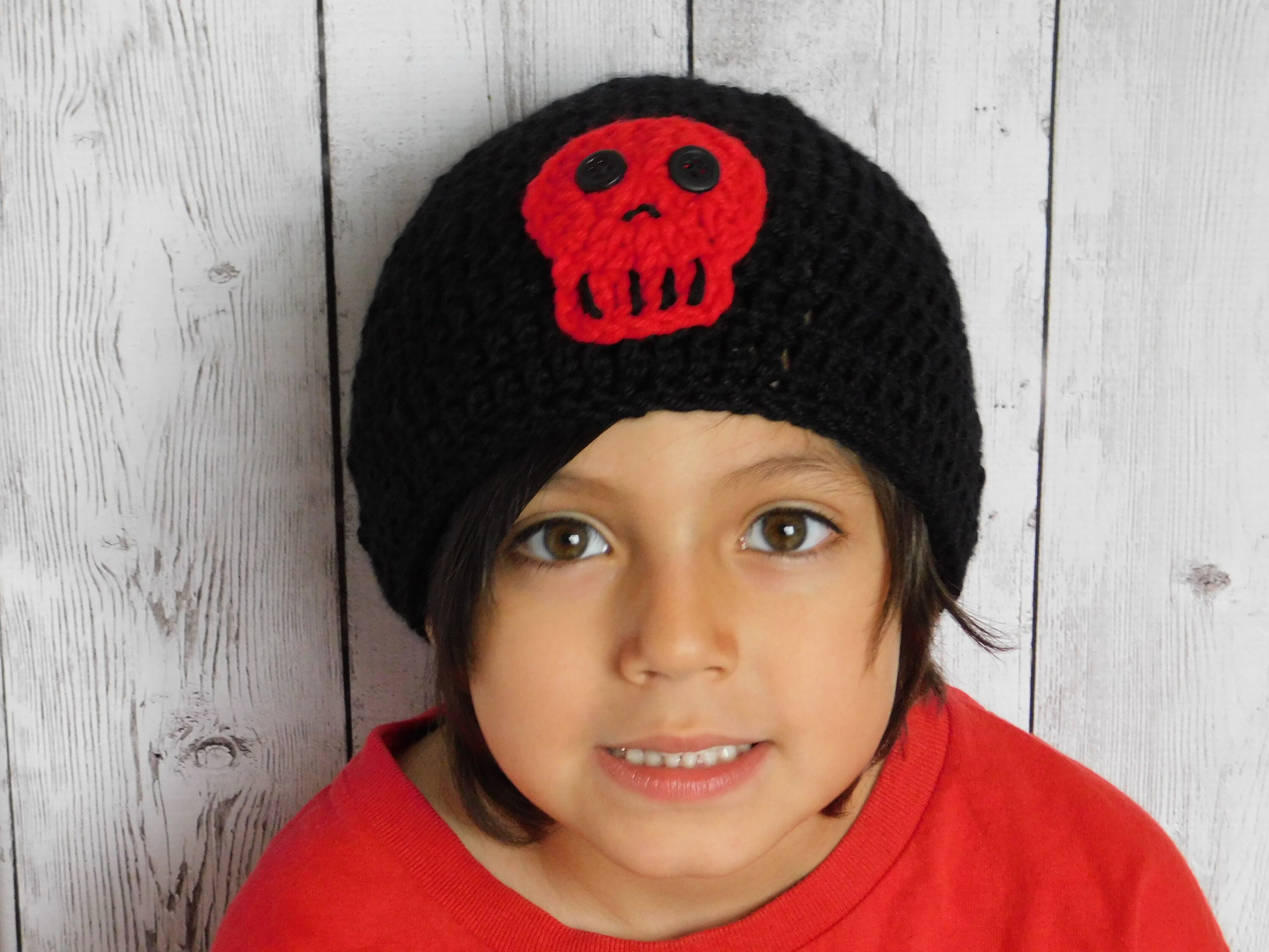 Skull beanie Etsy