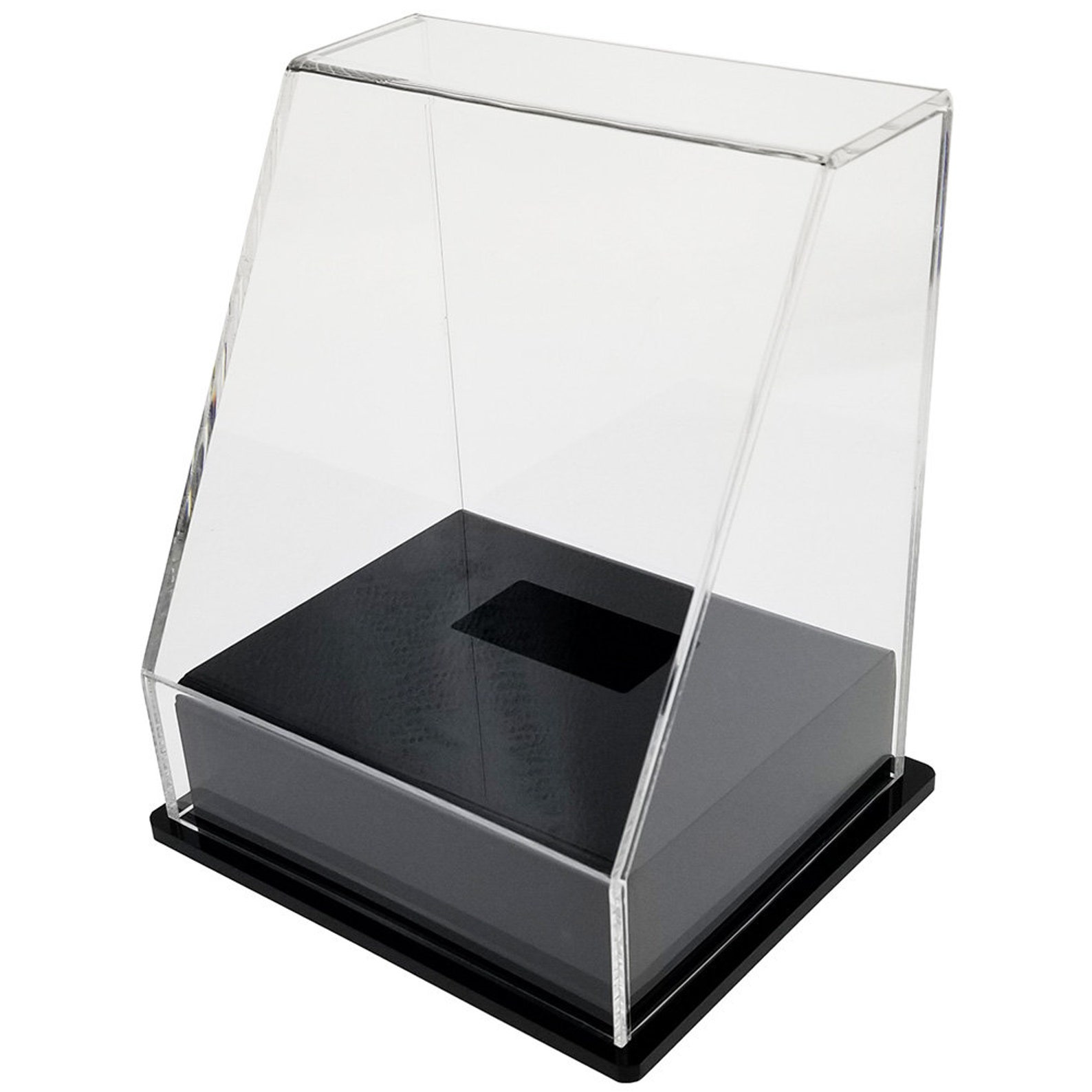 Deluxe Uvprotected Acrylic Hockey Puck Display Case Angle Etsy