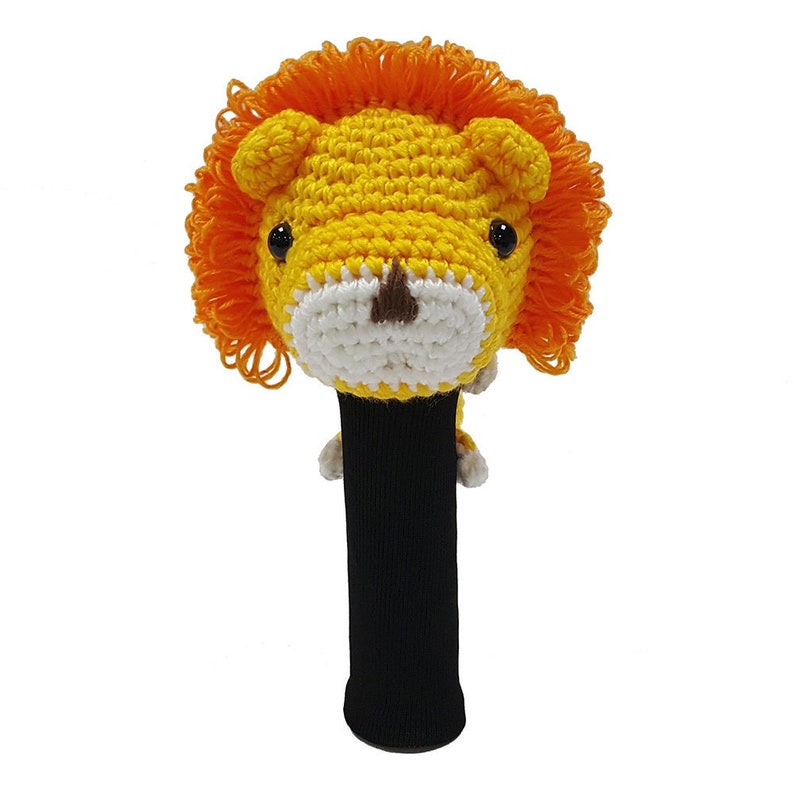 Lion Golf Club Headcover Hand Stitched Custom Driver Etsy