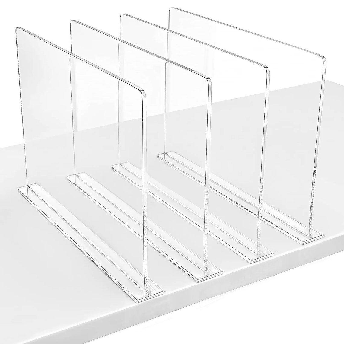Acrylic Shelf Dividers Closet Shelves Organizer Etsy
