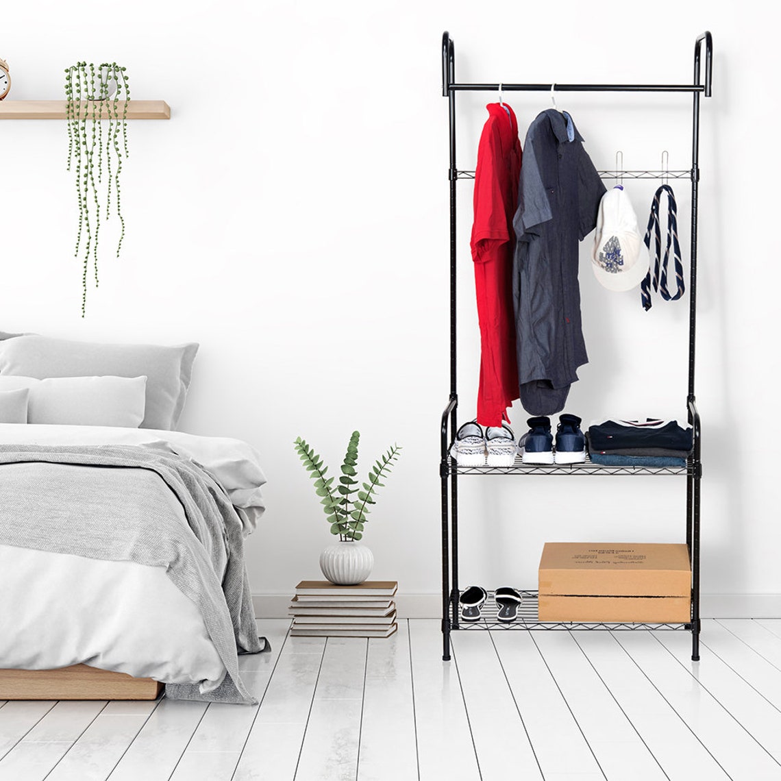 Entryway Mudroom Coat Hat Shoe Rack Organizer Etsy