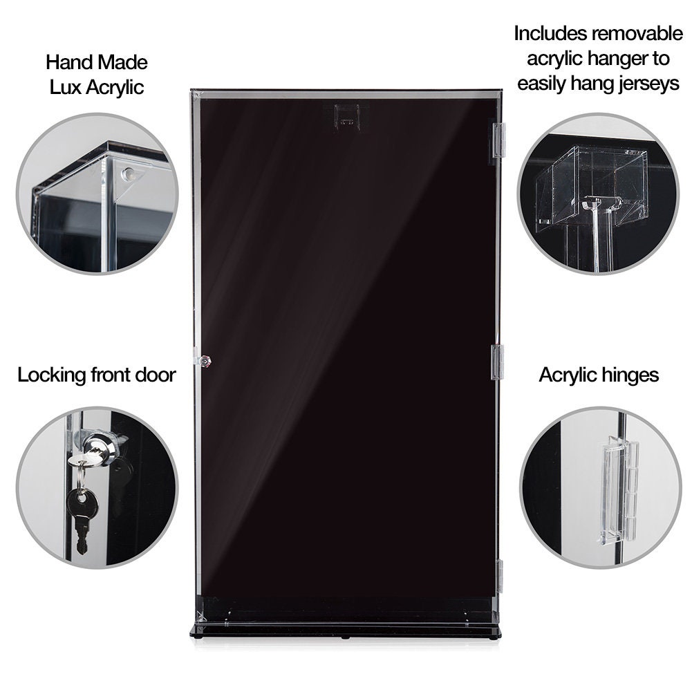 Acrylic Wall Mount/freestanding Jersey Display Case W/ Etsy