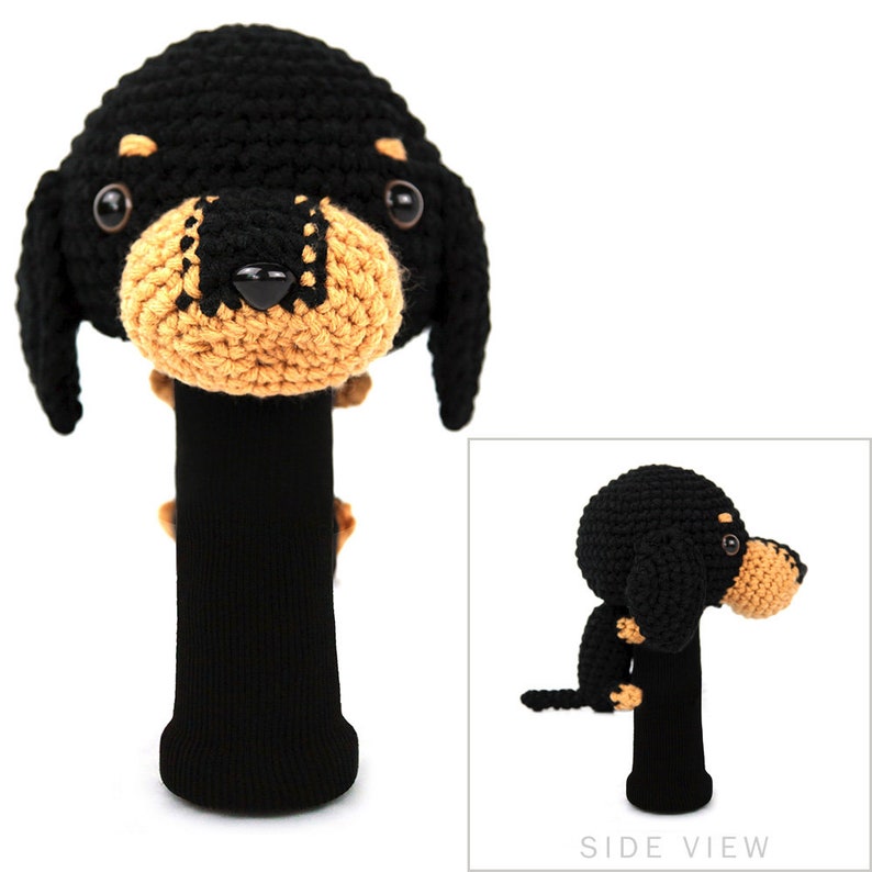 Dachshund Dog Golf Club Headcover Hand Stitched Custom Etsy